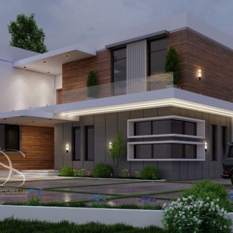 Plan ADDU56-4 Bedroom Duplex Design on 570sq.m Land