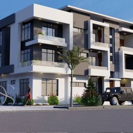 Plan BEFL10-3 Bedroom Flats on 2 Suspended Floors(6Units)