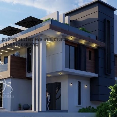 Plan ESDU28-5Bedroom Fully Detached Duplex on 540 Sq.m Land