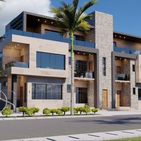 Plan EVFL07-3Bedroom Multi-Unit Duplex with Penthouse