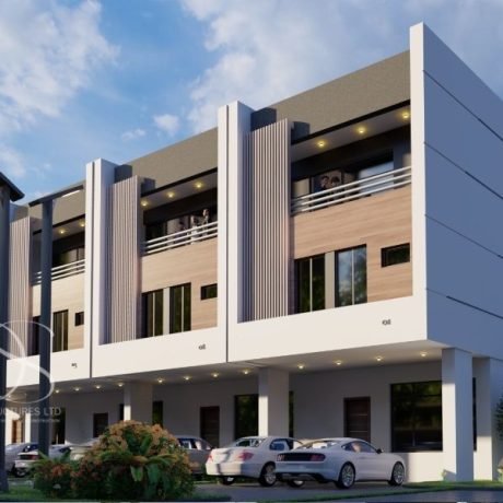 Plan KOTE07-4Bedroom Terrace Duplex on 1,241 Sq.m-8Units