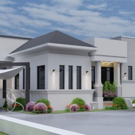 Plan MUBU11-3 Bedroom Bungalow with 2Bedroom on 900 Sq.m Land
