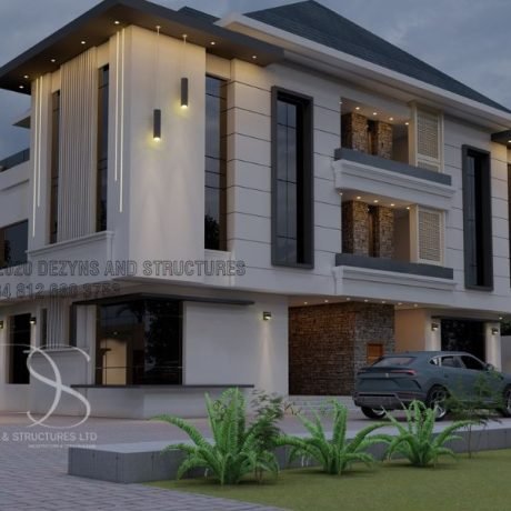 Plan NAFL22-10 Unit Apartment Design Building on 480 Sq.m Land