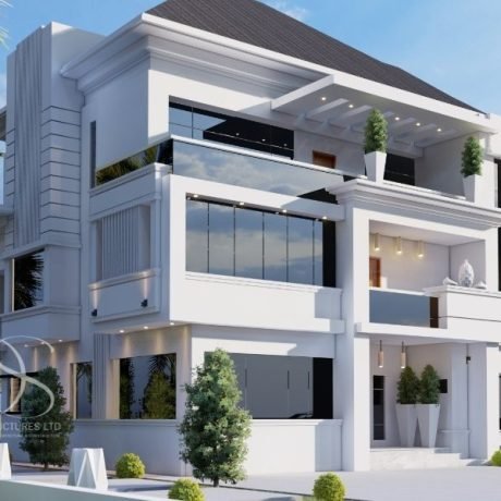 Plan NODU32-5Bedroom Duplex and 2 Bedroom Apartment Plan on 544sq.m land