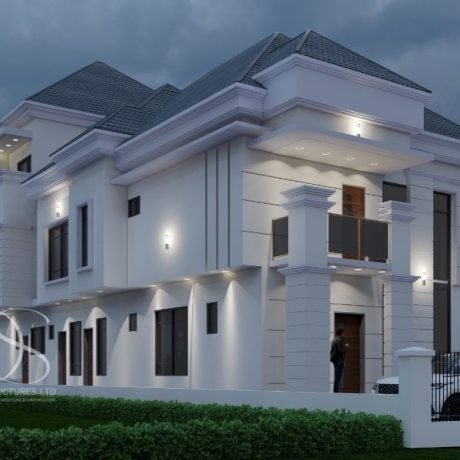Plan OZDU30-4 Bedroom Duplex with 3 Units of 2-Bedroom Flats on 541 Sq.m Land