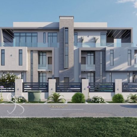 Plan PBFL25-4 Units of 3 Bedroom Flats with a 3-Bedroom Penthouse Apartment on 700 Sq.m Land