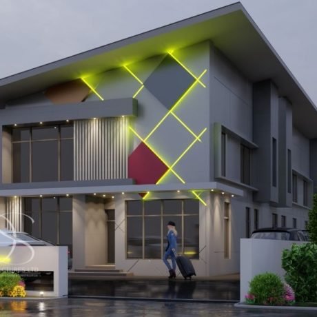 Plan SUHO03-25 Room Boutique Hotel on 771 Sq.m Land