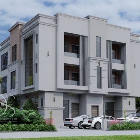 Plan TOFL26-1 & 2 Bedroom Apartments on 397 Sq.m Land