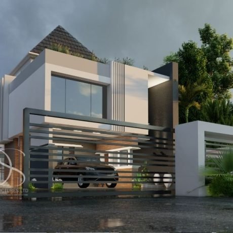 Plan TUDU21-5Bedroom Contemporary Duplex