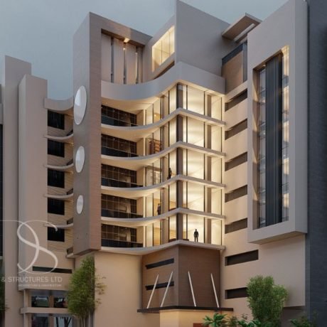 Plan TUFL23-40 Units Apartment Complex with Duplex Penthouse on 2,400 Sq.m Land