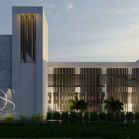 Plan APCH01-Church Design For a 450-600 Capacity Auditorium