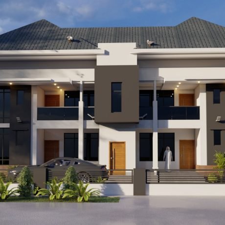 Plan ANFL23-6 Bedroom Duplex on 650 Sq.m Land
