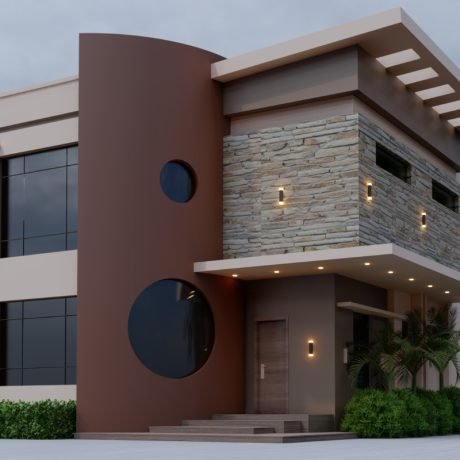 Plan AFDU23-5 Bedroom Duplex on 699 Sq.m Land