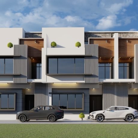 Plan AYTE25-9 Bedroom Duplex on 650 Sq.m Land