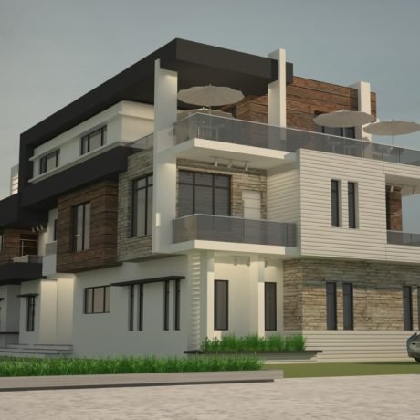 Plan ARDU24-8 Bedroom Duplex on 645 Sq.m Land