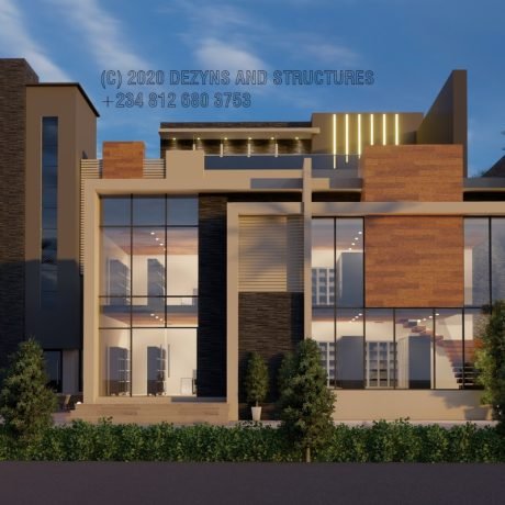Plan AJFL23-6 Bedroom Duplex on 650 Sq.m Land