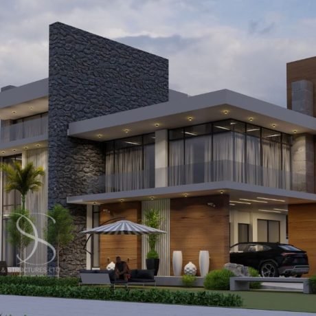 Plan ZEDU64-5 Bedroom Duplex Architectural Plan on 630 Sq.m Land